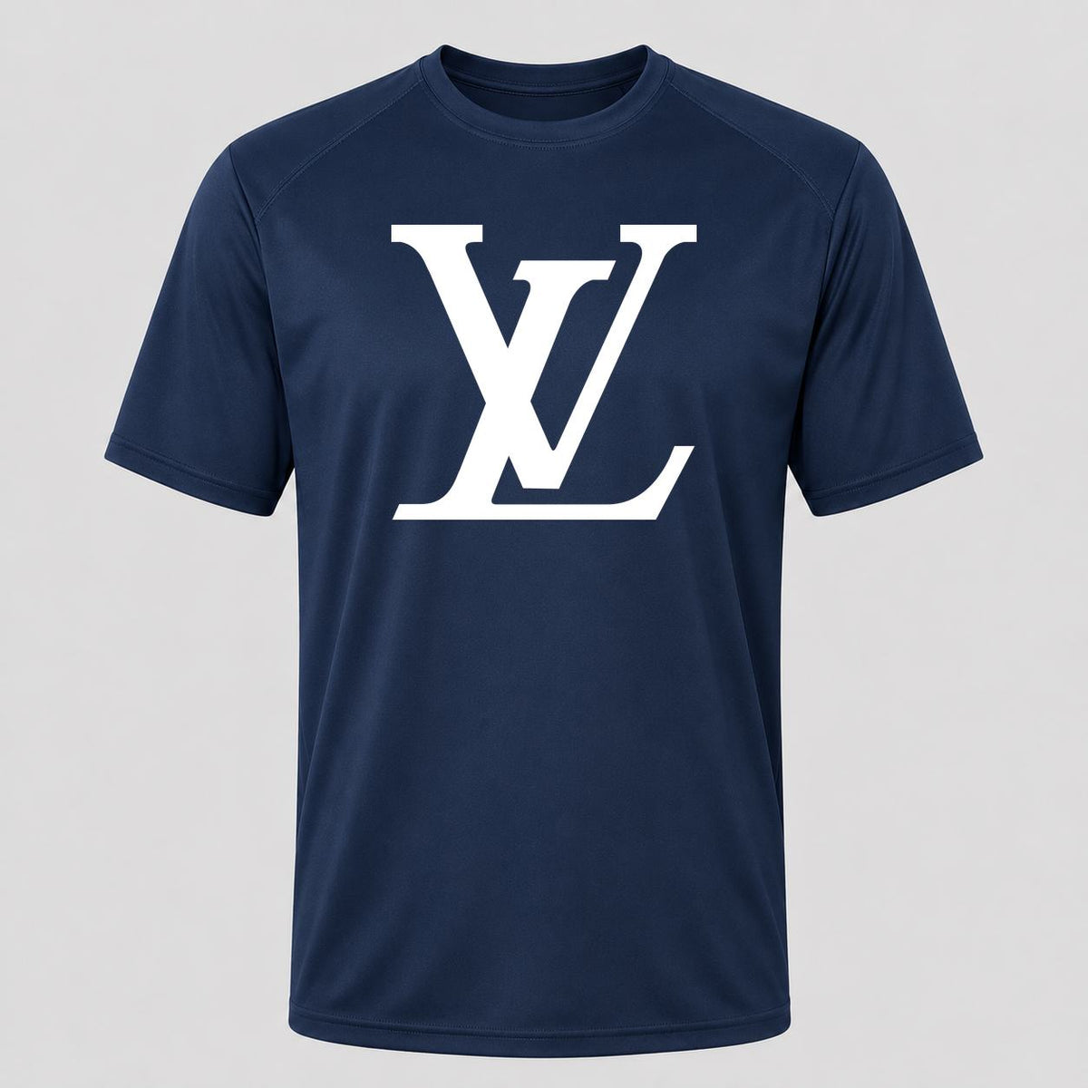 Men's Louis Vuitton White Performance T-Shirt - Navy