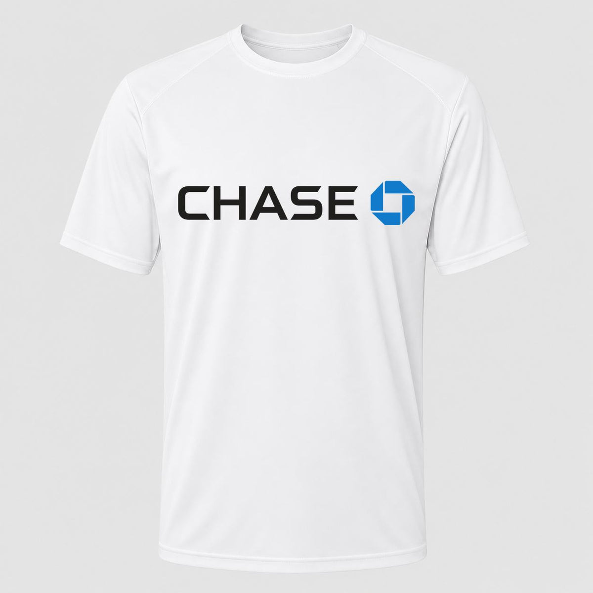 Men's Chase Black Performance T-Shirt - White