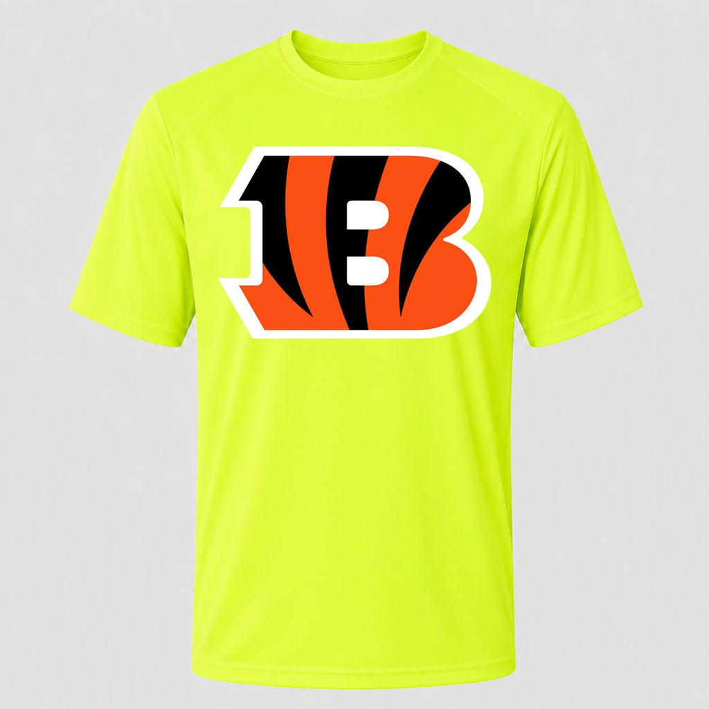 Men's Cincinnati Bengals Performance T-Shirt - Safety Green