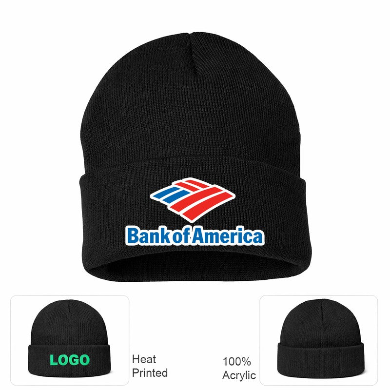 Bank of America Black Beanie Hat