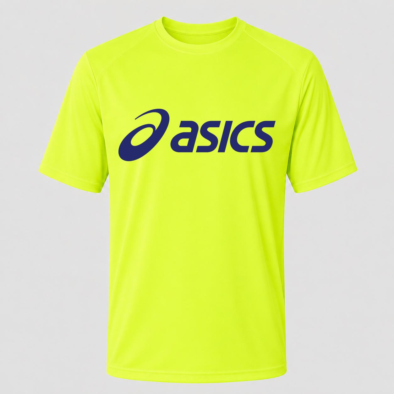 Men's ASICS Performance T-Shirt - Safety Green