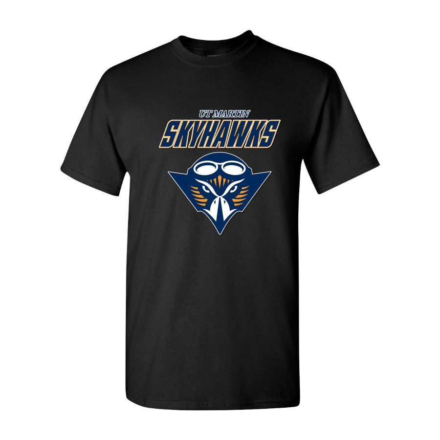 Men's Tennessee Martin Skyhawks Logo2 Cotton T-Shirt - Black