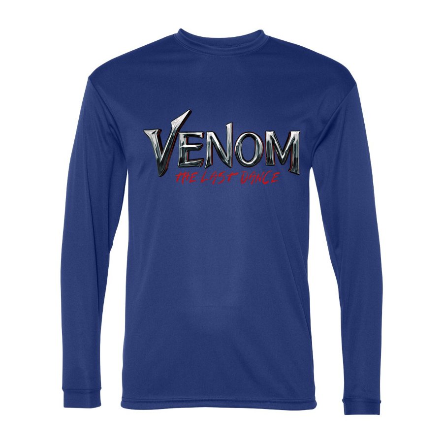 Men's Venom The Last Dance Polyester Long Sleeve T-Shirt - Royal Blue