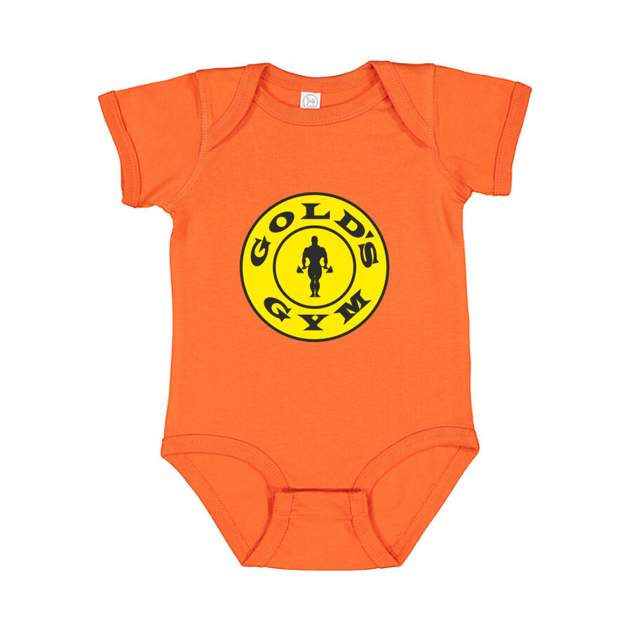 Gold's Gym Baby Romper Onesie - Orange