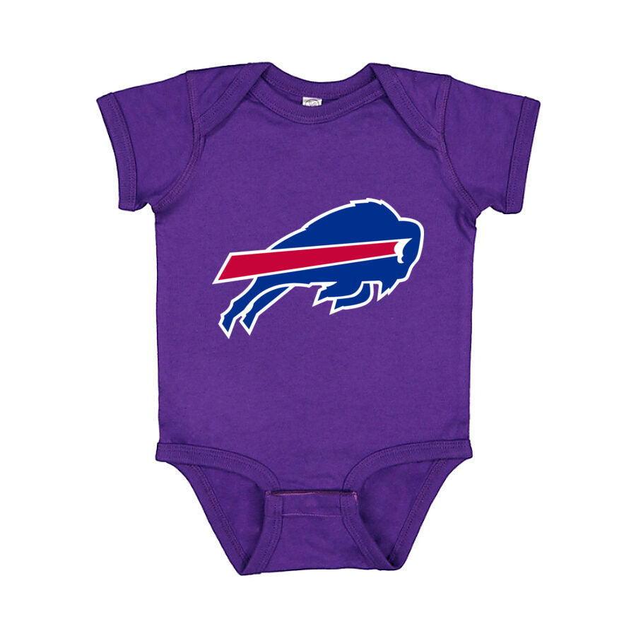 Buffalo Bills Baby Romper Onesie - Purple