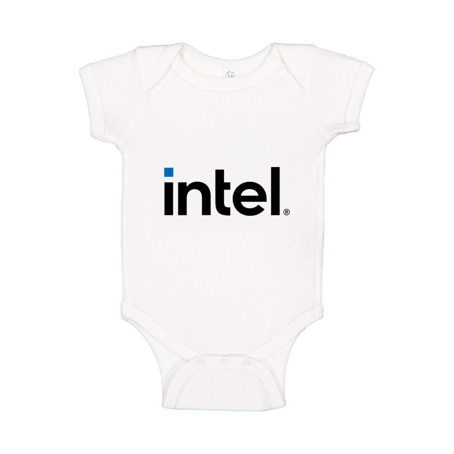 Intel Baby Romper Onesie - White
