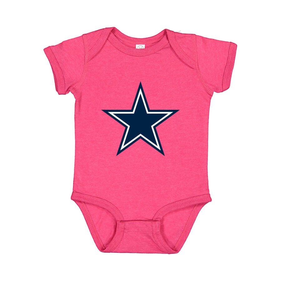 Dallas Cowboys Baby Romper Onesie - Pink