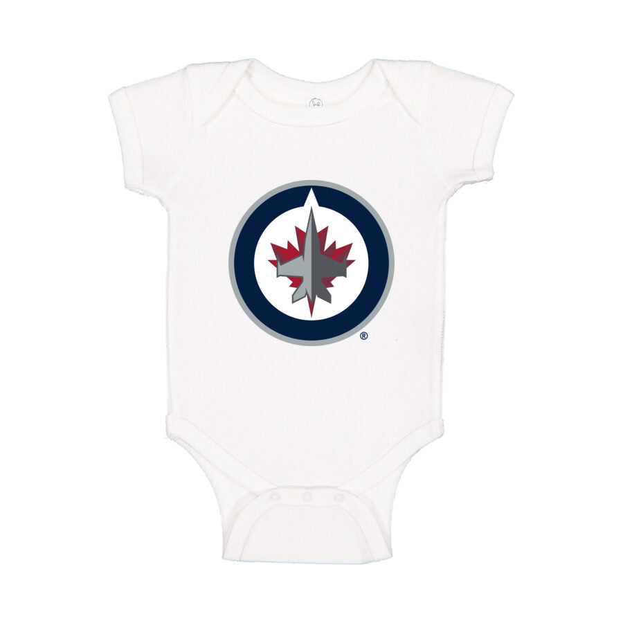Winnipeg Jets Baby Romper Onesie - White