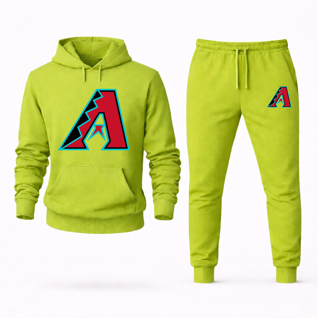 Arizona Diamondbacks Hoodie and Joggers Set - Lime Green
