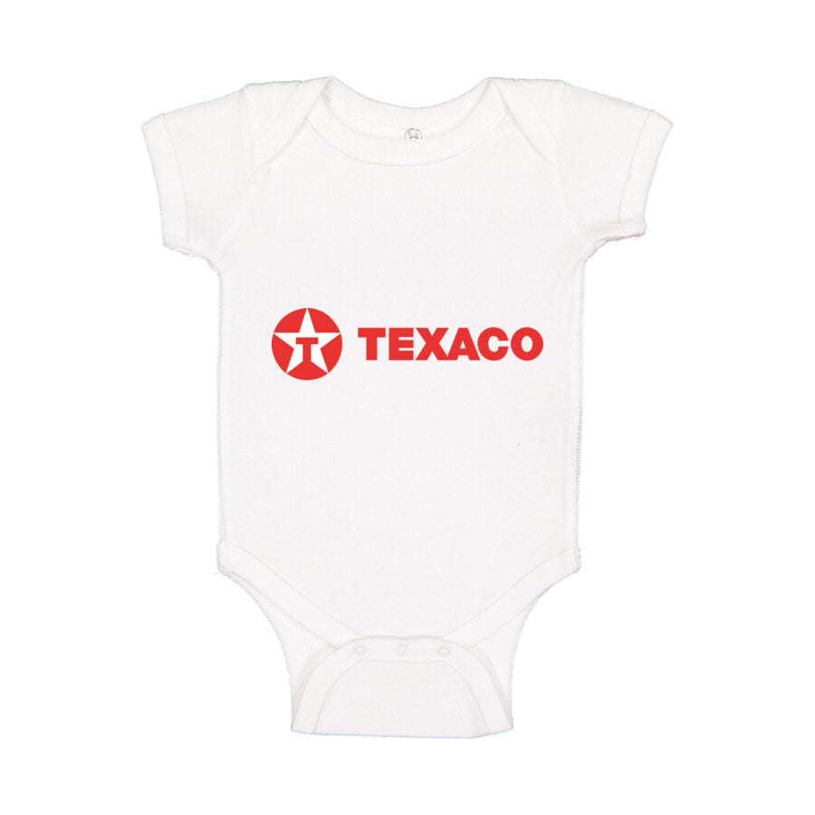 Texaco Baby Romper Onesie - White