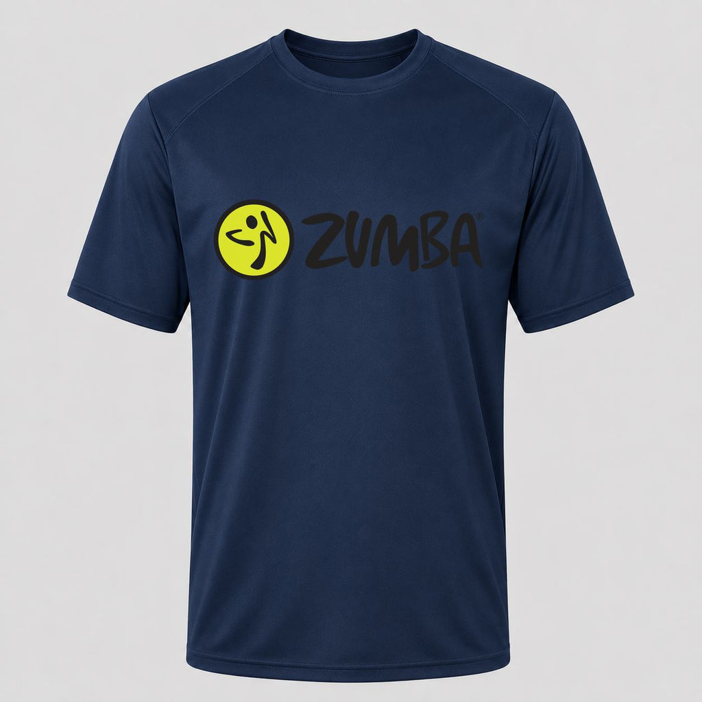 Men's Zumba Fitness Performance T-Shirt - Navy