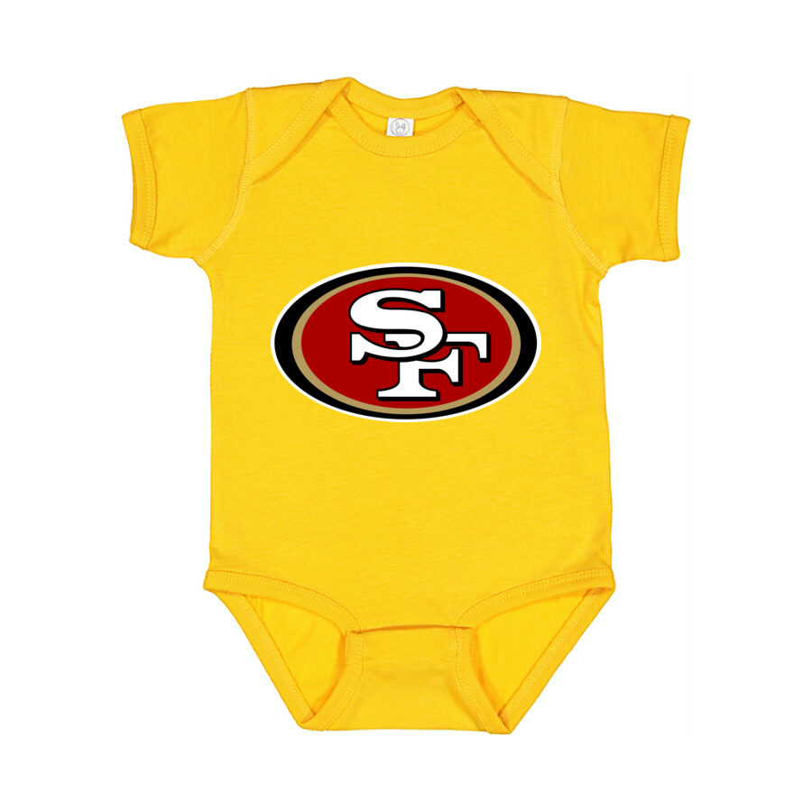 San Francisco 49ers Baby Romper Onesie - Yellow