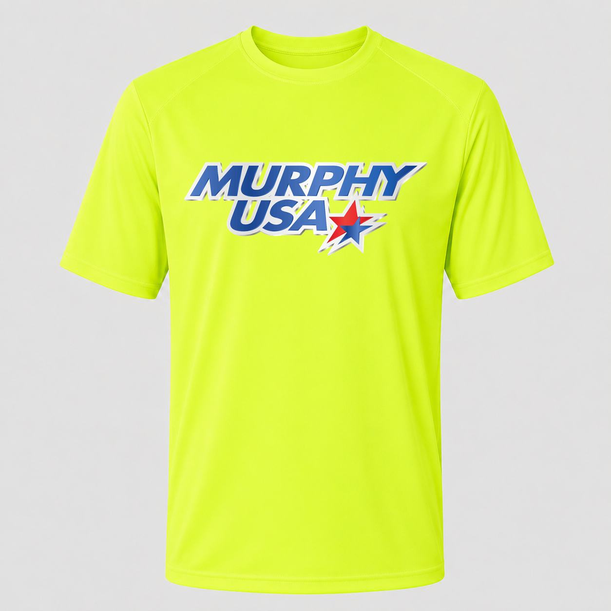 Men's Murphy USA Performance T-Shirt - Safety Green