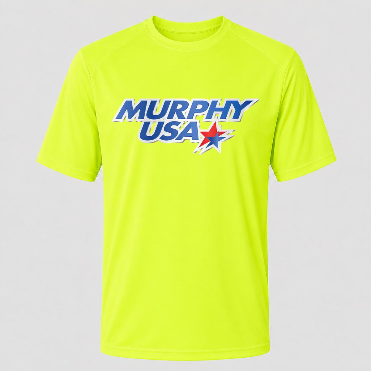 Men's Murphy USA Performance T-Shirt - Safety Green
