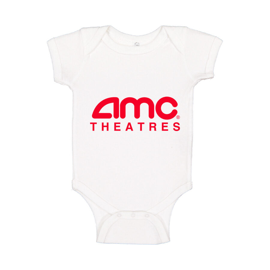 AMC Theatres Baby Romper Onesie - White