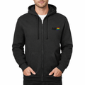Men's Benetton Formula 1 Racing Team Zipper Hoodie - Black