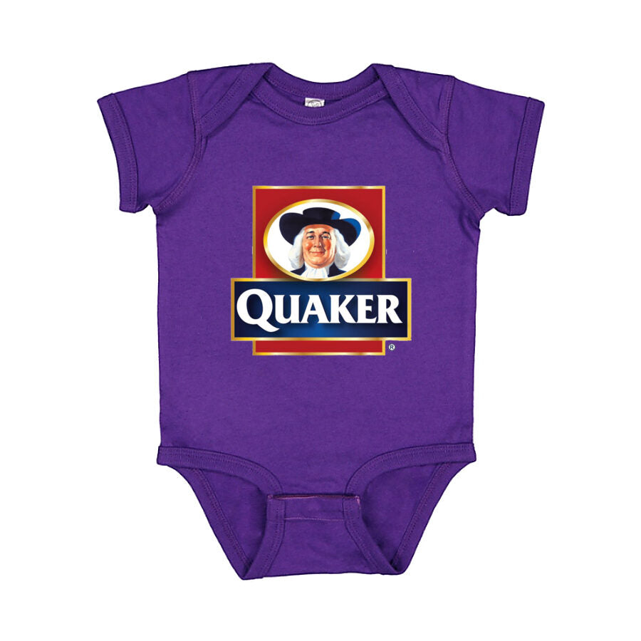 Quaker Baby Romper Onesie - Purple