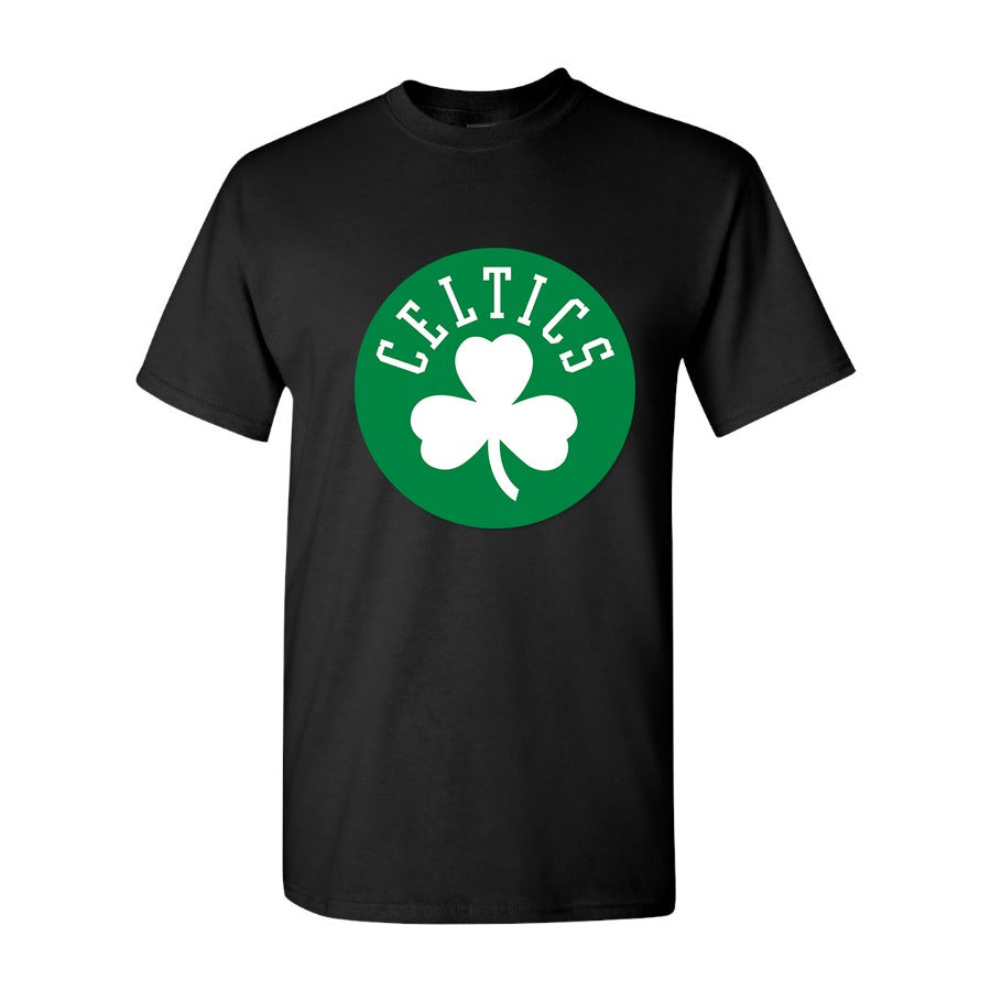 Men's Boston Celtics Cotton T-Shirt - Black