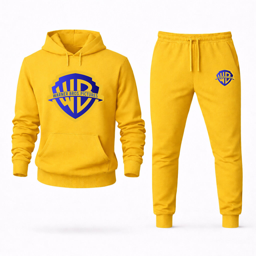 Warner Bros. Hoodie and Joggers Set - Yellow