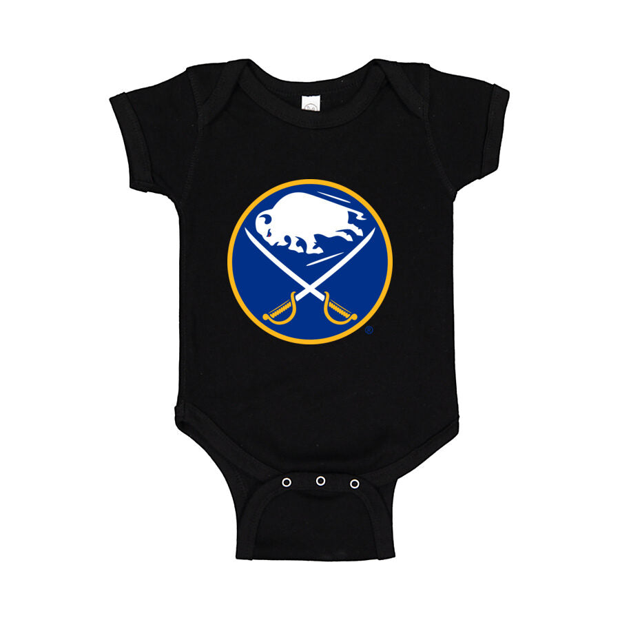 Buffalo Sabres Baby Romper Onesie - Black