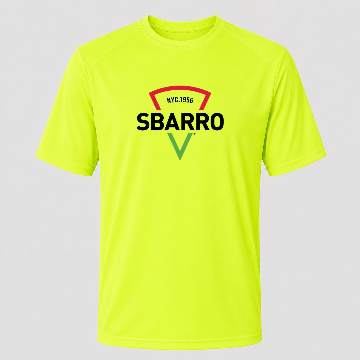 Men's Sbarro Performance T-Shirt - Safety Green