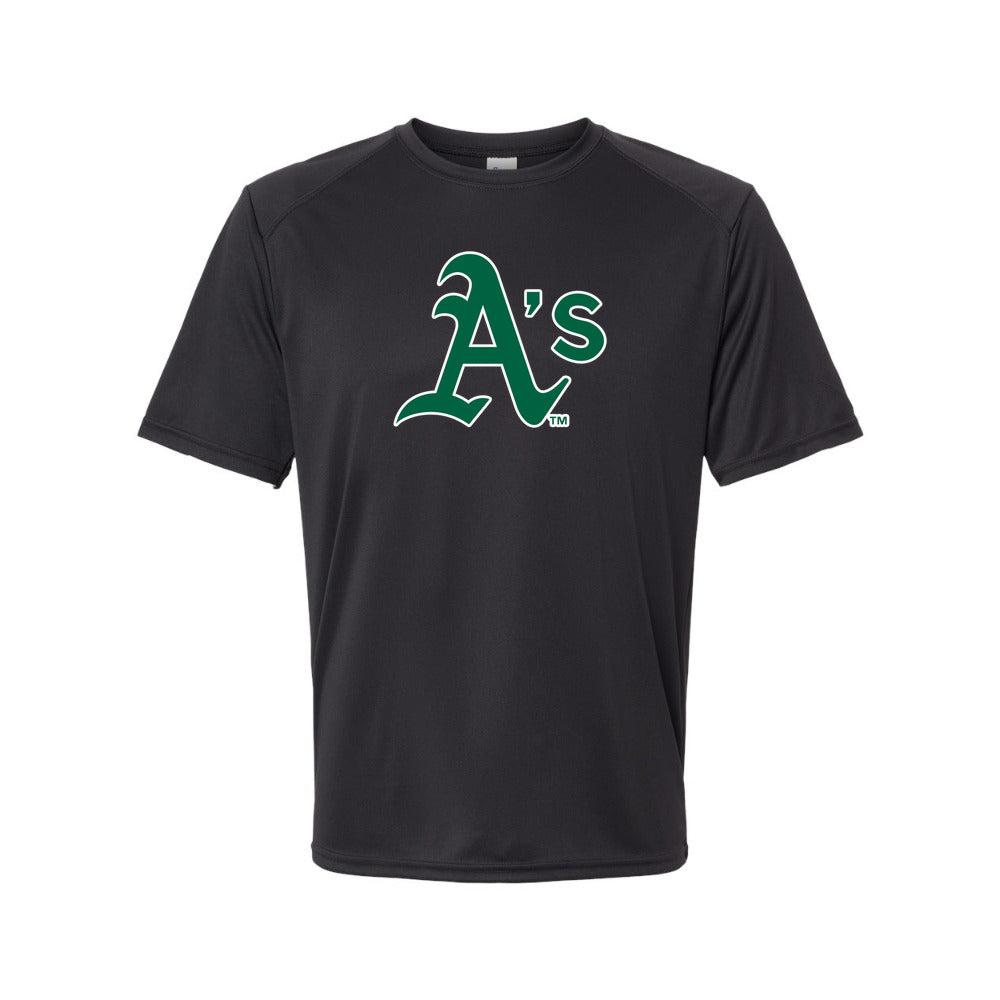 Oakland Athletics Polyester T-Shirt - Black