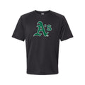Oakland Athletics Polyester T-Shirt - Black
