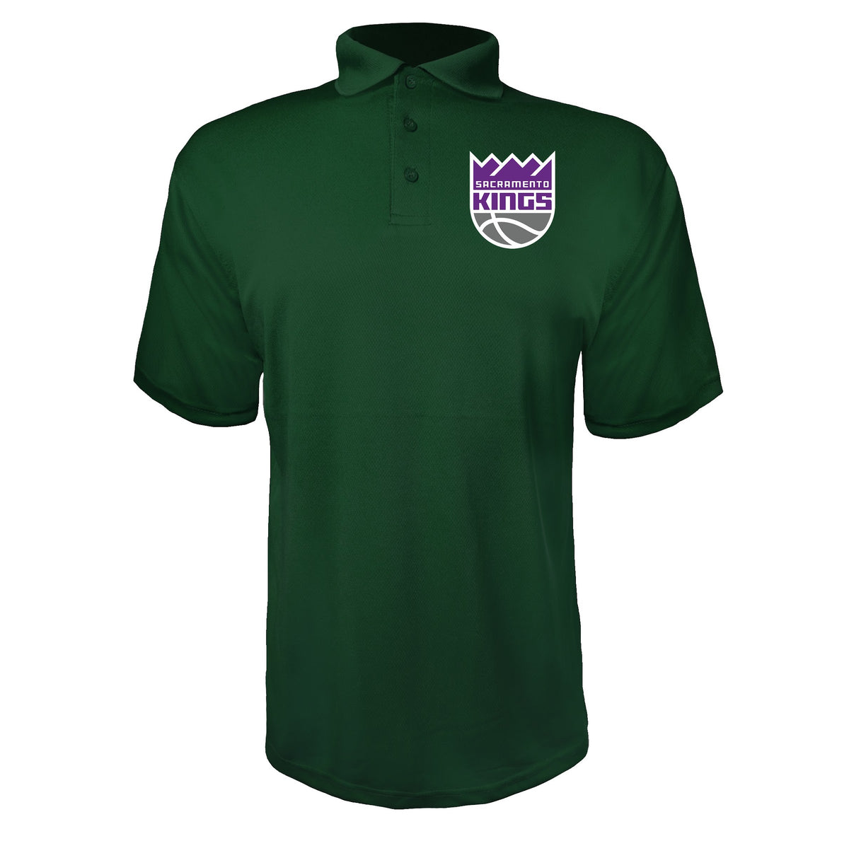 Sacramento Kings Green polyester polo