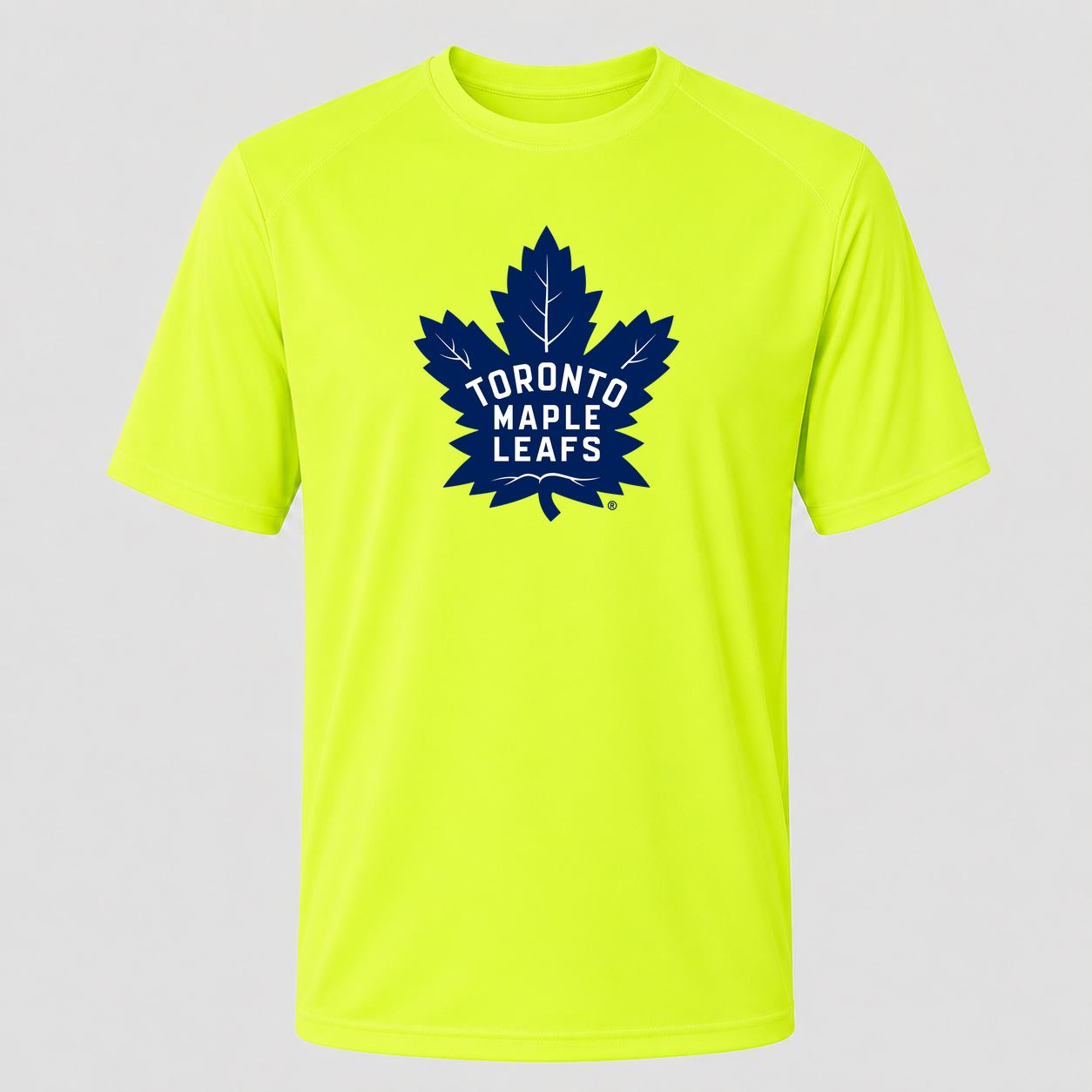 Men's Toronto Maple Leafs Performance T-Shirt - Safety Green