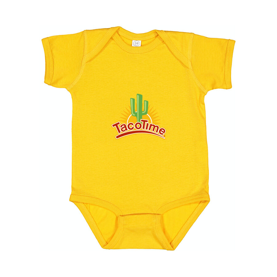TacoTime Baby Romper Onesie - Yellow