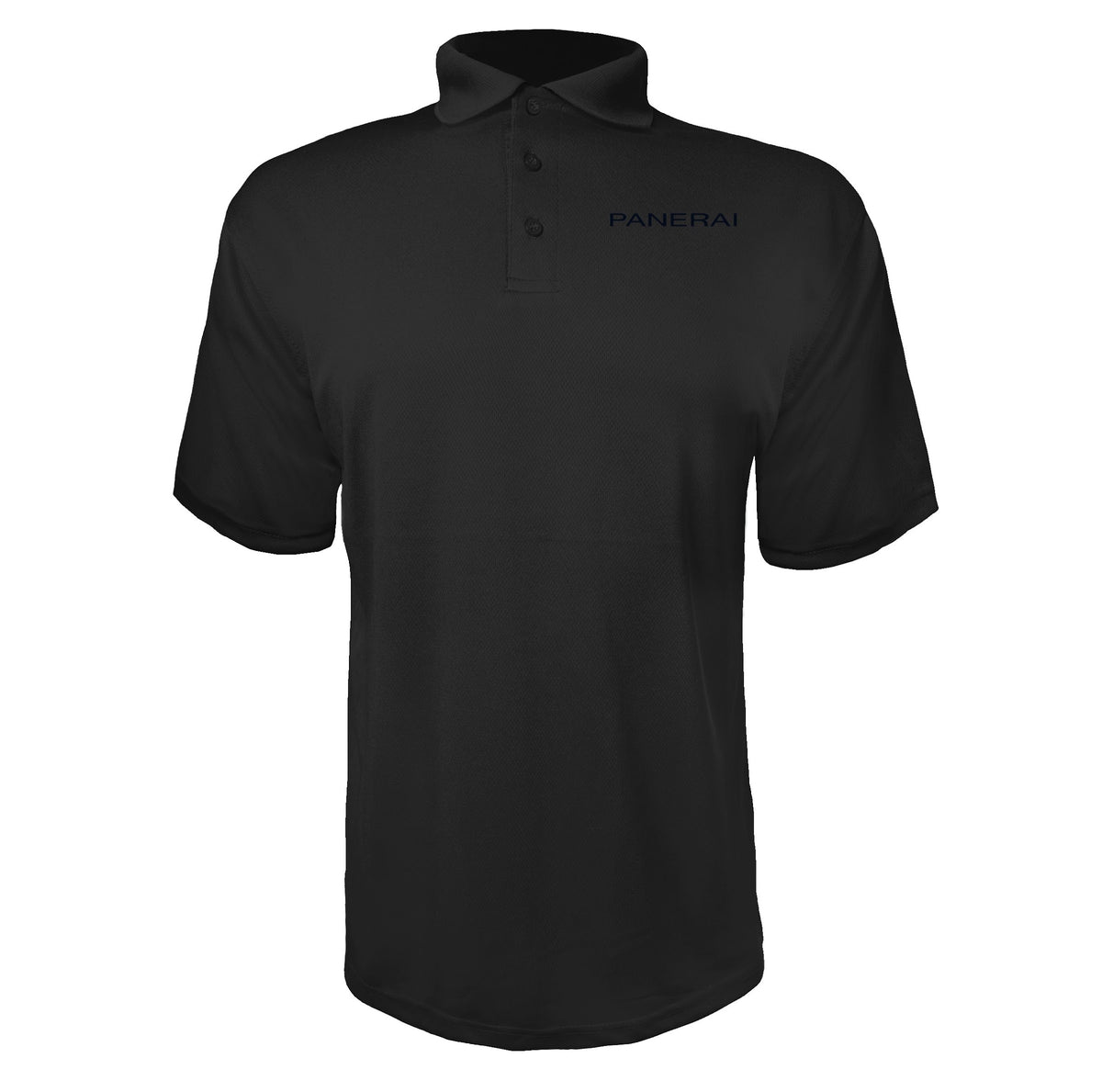 Panerai men's polyester polo in Black