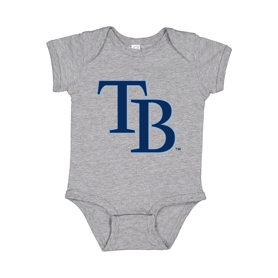 Tampa Bay Rays Baby Romper Onesie - Gray