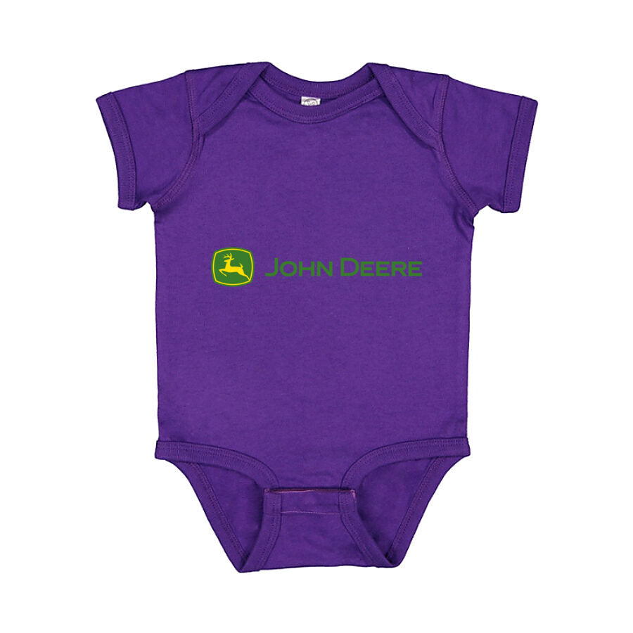 John Deere Baby Romper Onesie - Purple