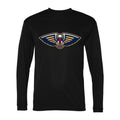 Men's New Orleans Pelicans Polyester Long Sleeve T-Shirt - Black
