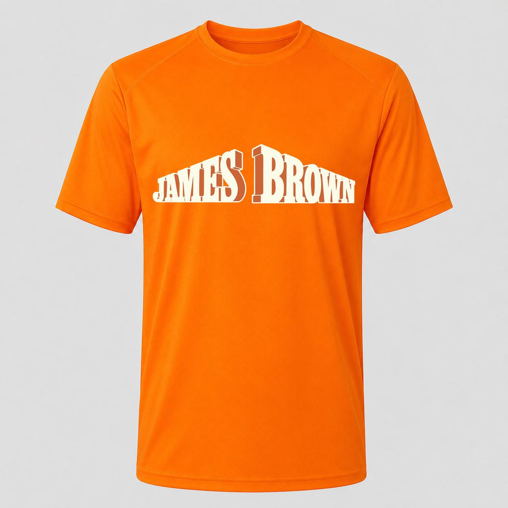 Men's James Brown Performance T-Shirt - Orange