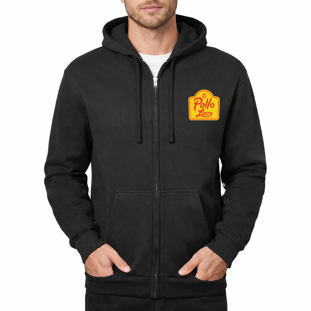 El Pollo Loco Zipper Hoodie - Black