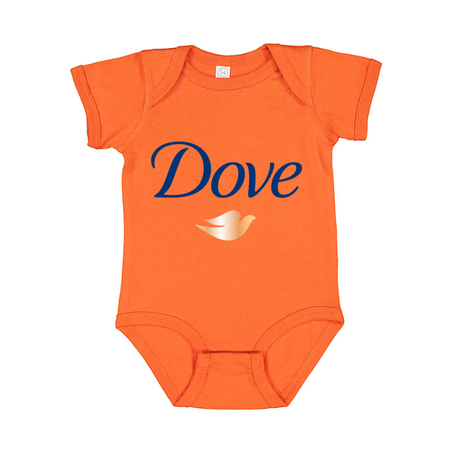 Dove Baby Romper Onesie - Orange