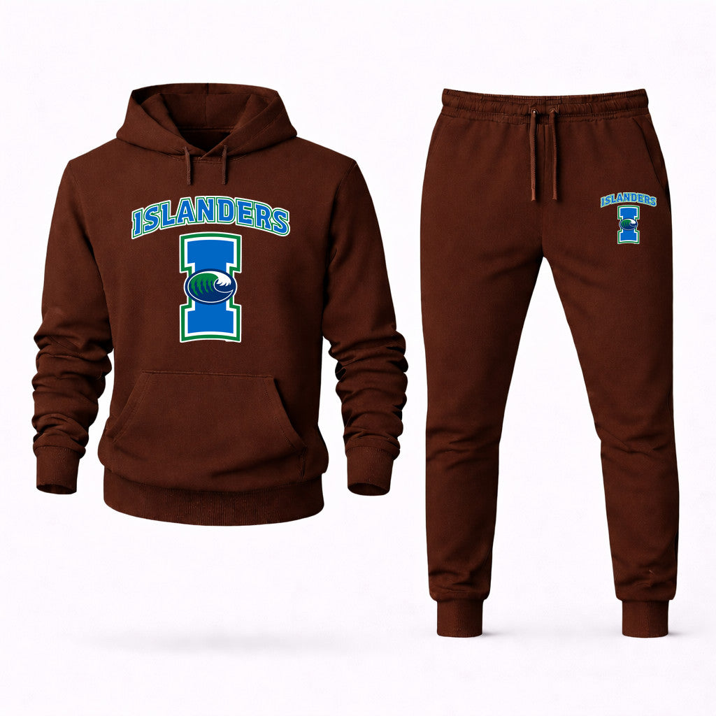 Texas A&M–Corpus Christi Islanders Hoodie and Joggers Set - Brown