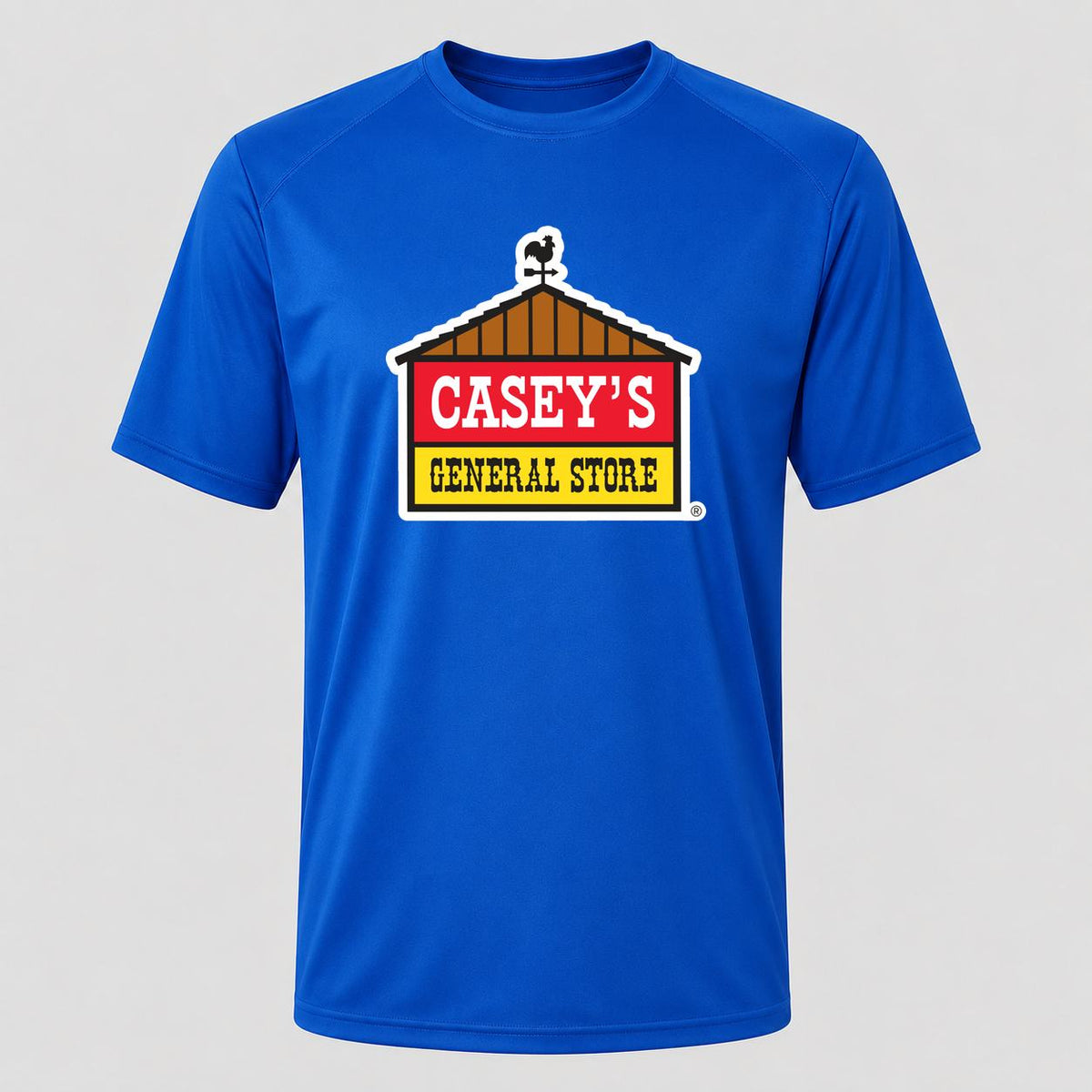 Men's Casey's General Stores Performance T-Shirt - Royal Blue