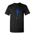 Men's France 2024 logo Cotton T-Shirt - Black
