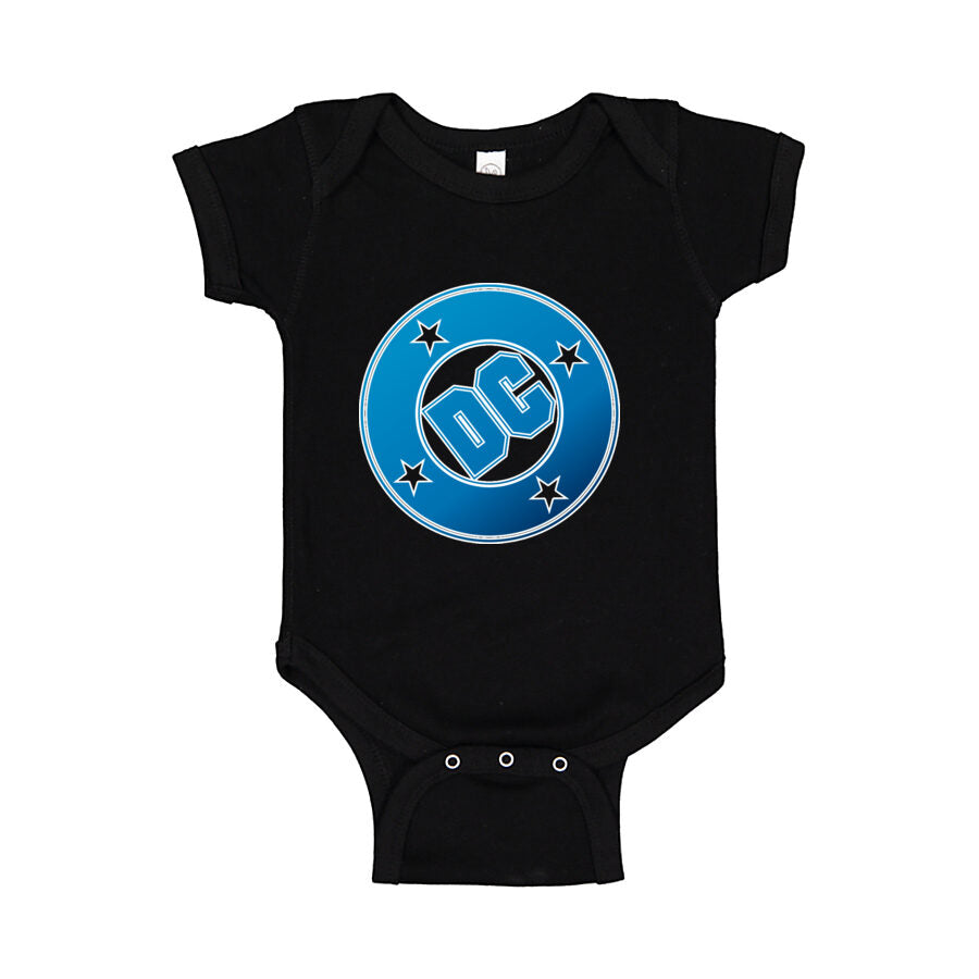 DC Comics Baby Romper Onesie - Black