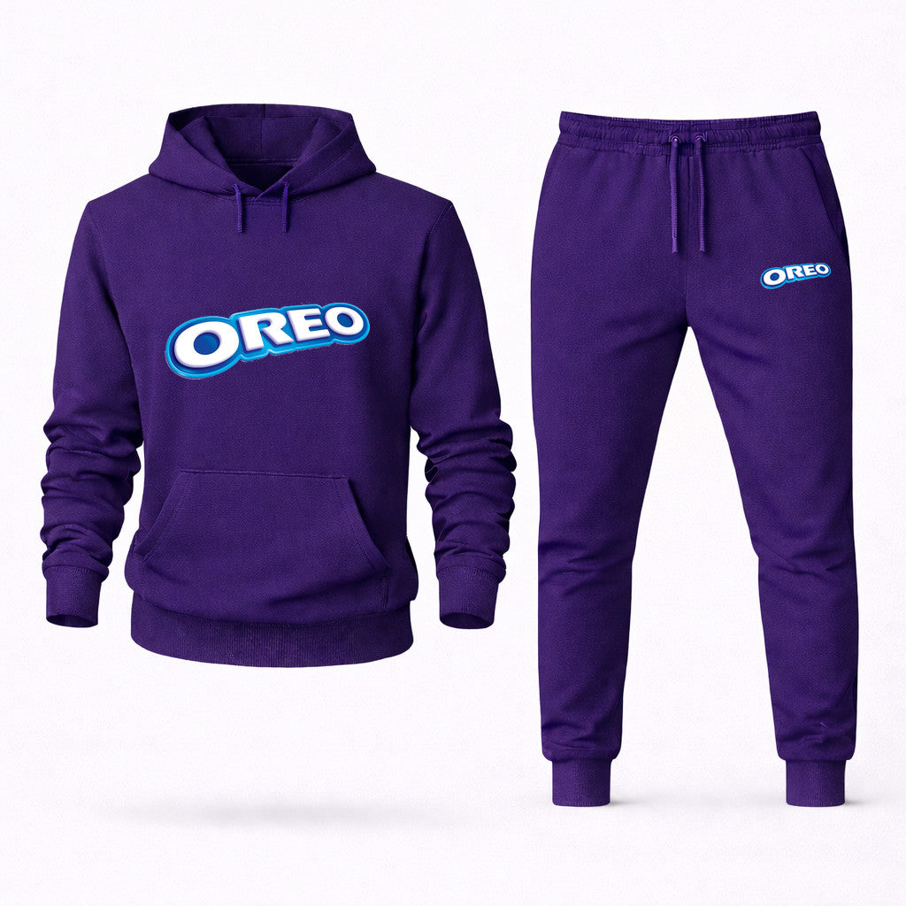 Oreo Hoodie and Joggers Set - Purple