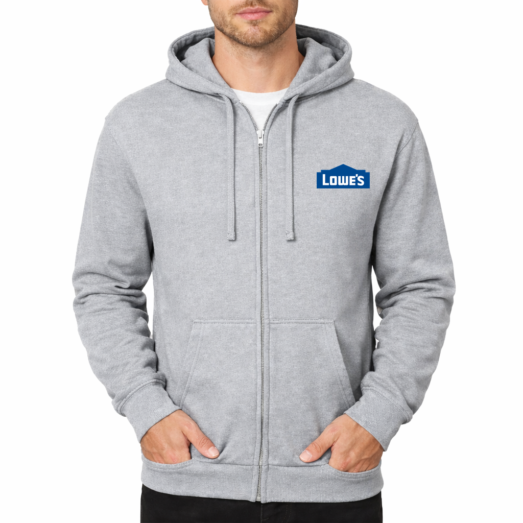 Lowes Zipper Hoodie - Grey