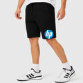 Men's hp Logo Cotton Shorts - Black