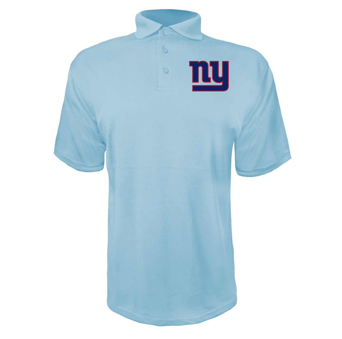 New York Giants Sky Blue polyester polo