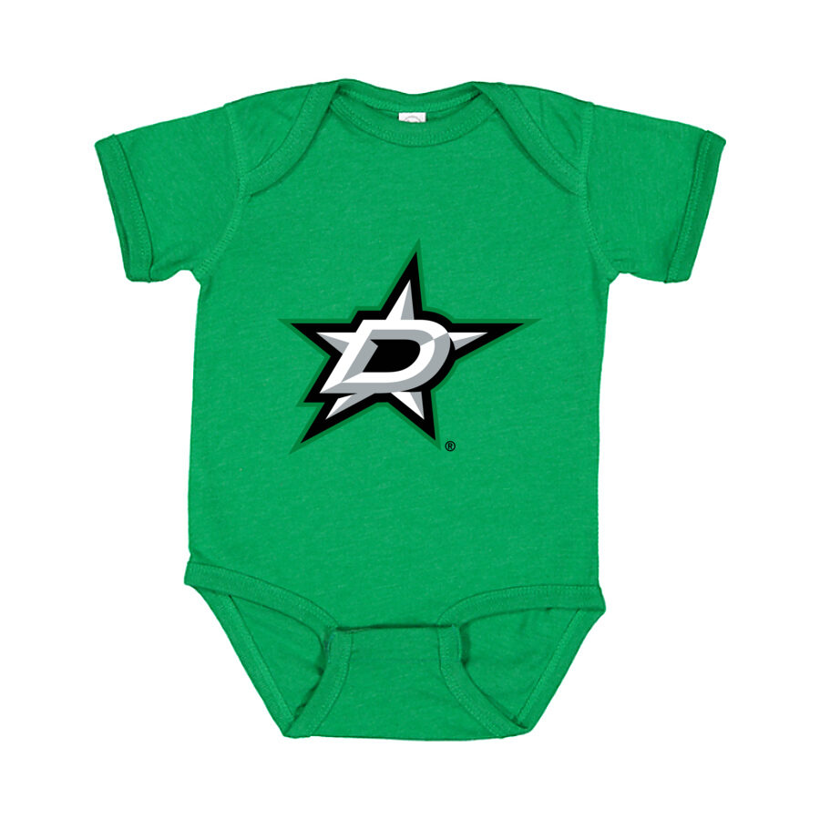 Dallas Stars Baby Romper Onesie - Green