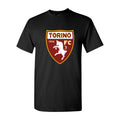 Men's Torino Soccer Logo Cotton T-Shirt - Black