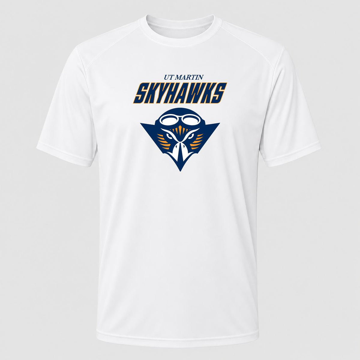 Men's Tennessee Martin Skyhawks Design 2 Performance T-Shirt - White
