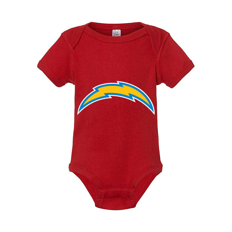 Los Angeles Chargers Baby Romper Onesie - Red