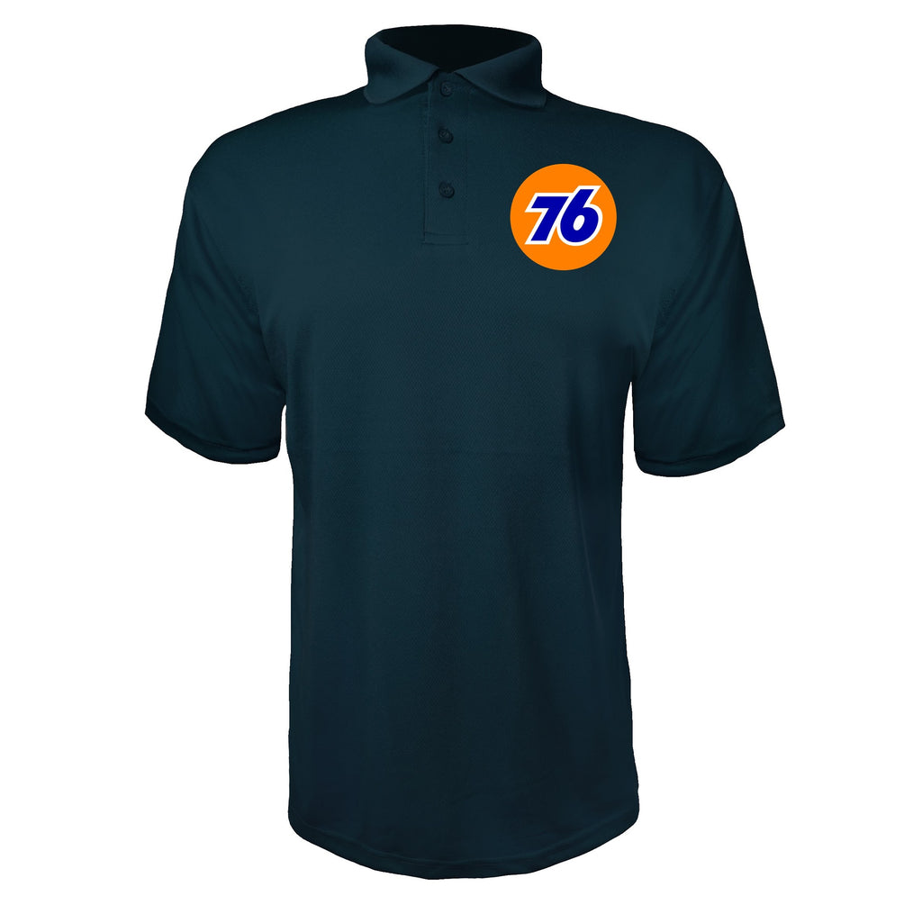 76 men's polyester polo in Navy